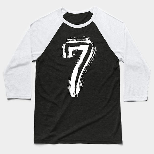 7 Baseball T-Shirt by bahullah_art